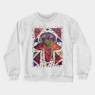 BOHO HAMSA by Harriette Knight Crewneck Sweatshirt